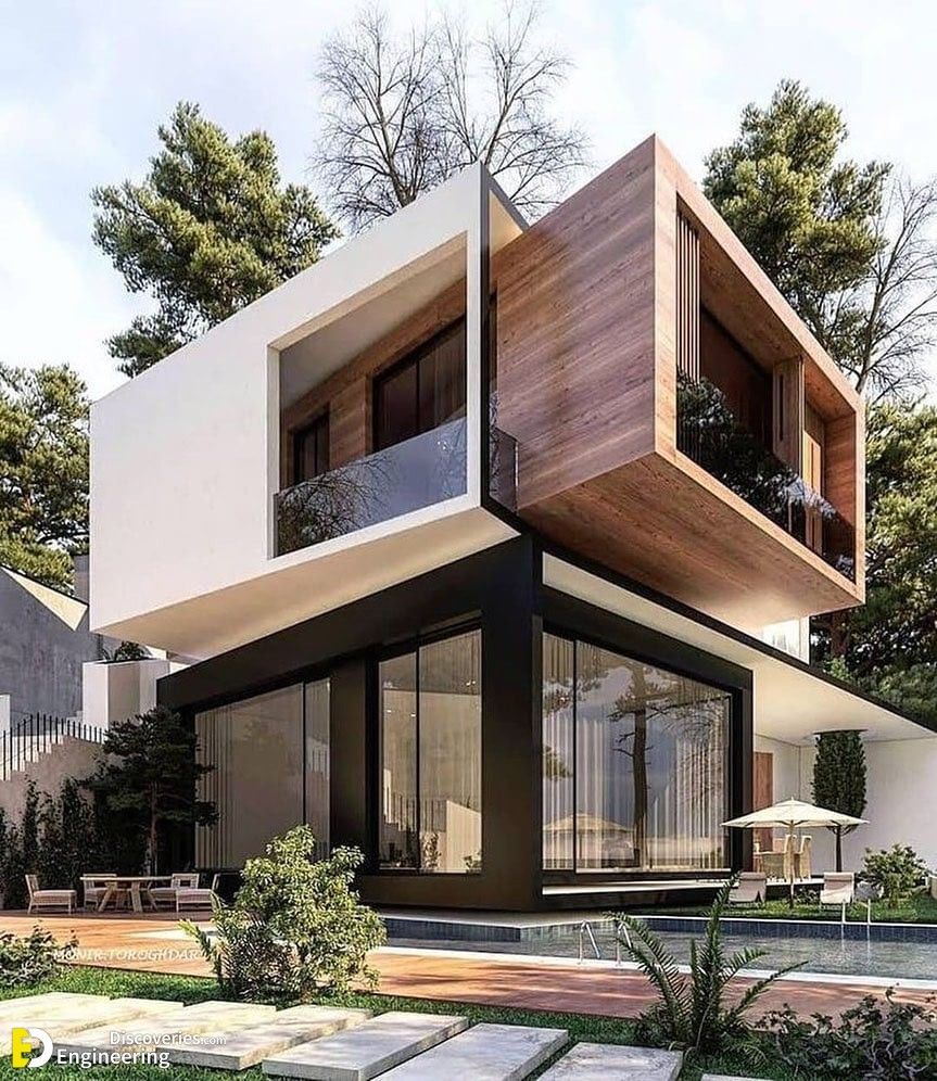 طراحی و دیزاین نمای ساختمان ویلایی